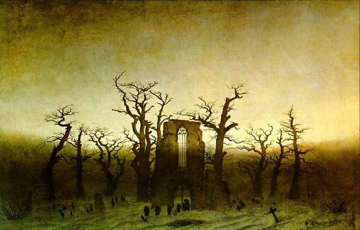 Caspar David Friedrich The Abbey in the Oakwood